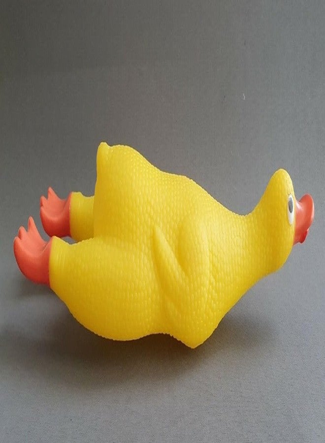 KittuPet Squeaky Dog Toys Safe Latex Rubber Dog Toy Suitable for Small Breeds Screaming Rubber Duck Dog Toys Set Multicolor Pack of 2 - Image 4